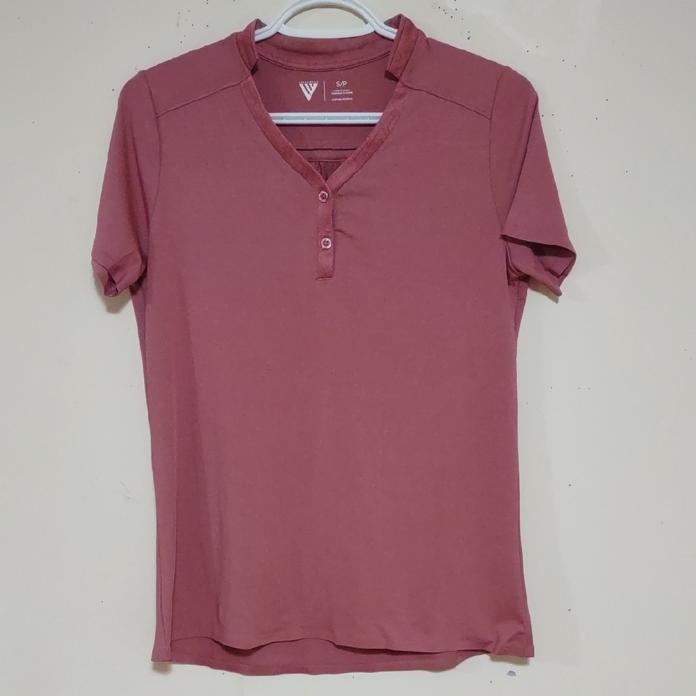 Brand-new V-Neck Buttoned Top - UPF 50 +